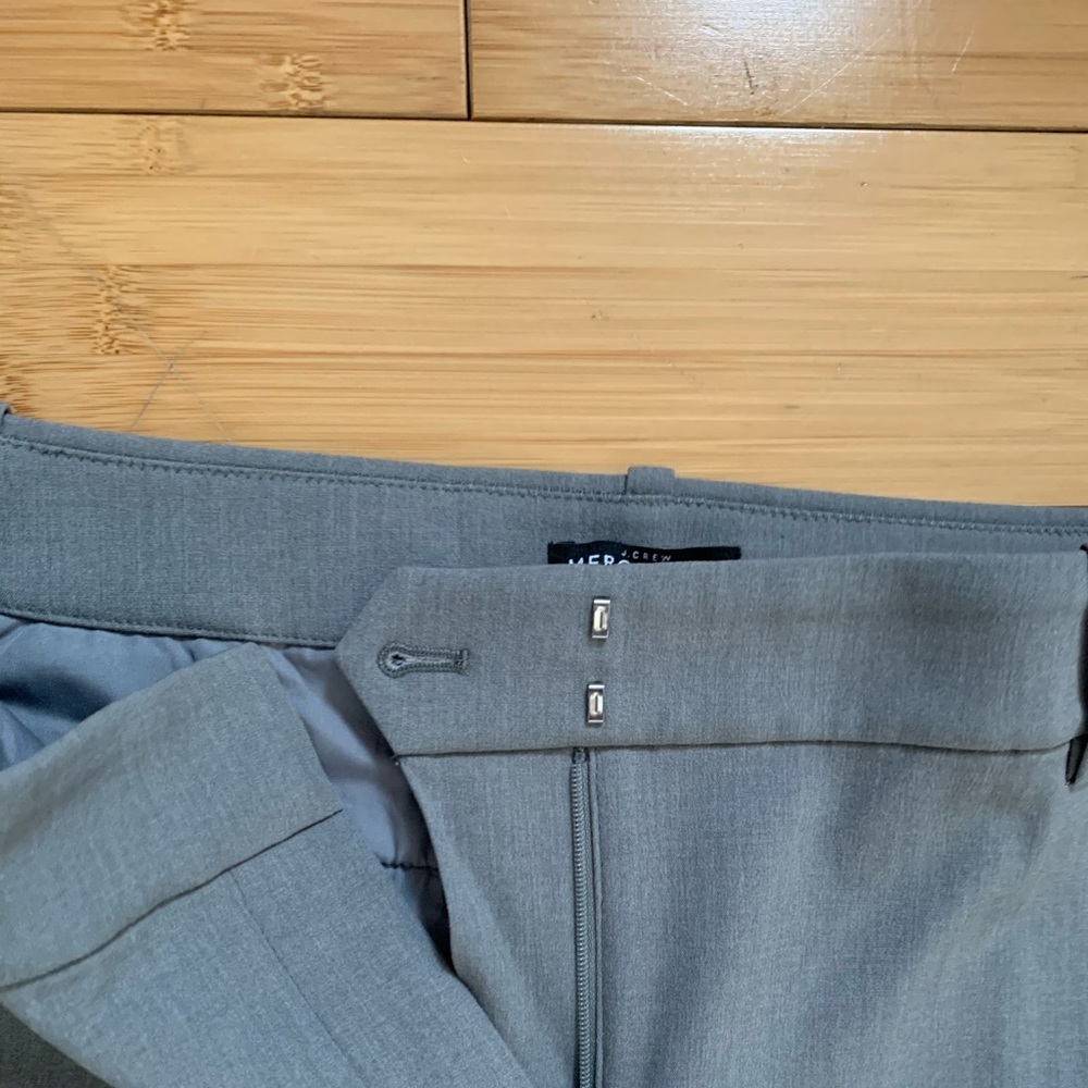 J Crew Mercantile sz 8 pants Grey NWT - Picture 4 of 8